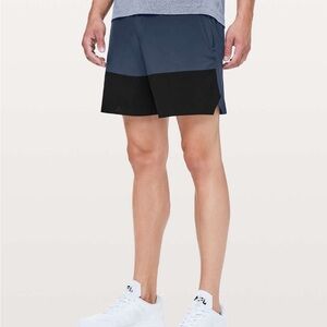 Lululemon M Men's Switch Up Navy & Black Athletic Workout Casual Summer Shorts